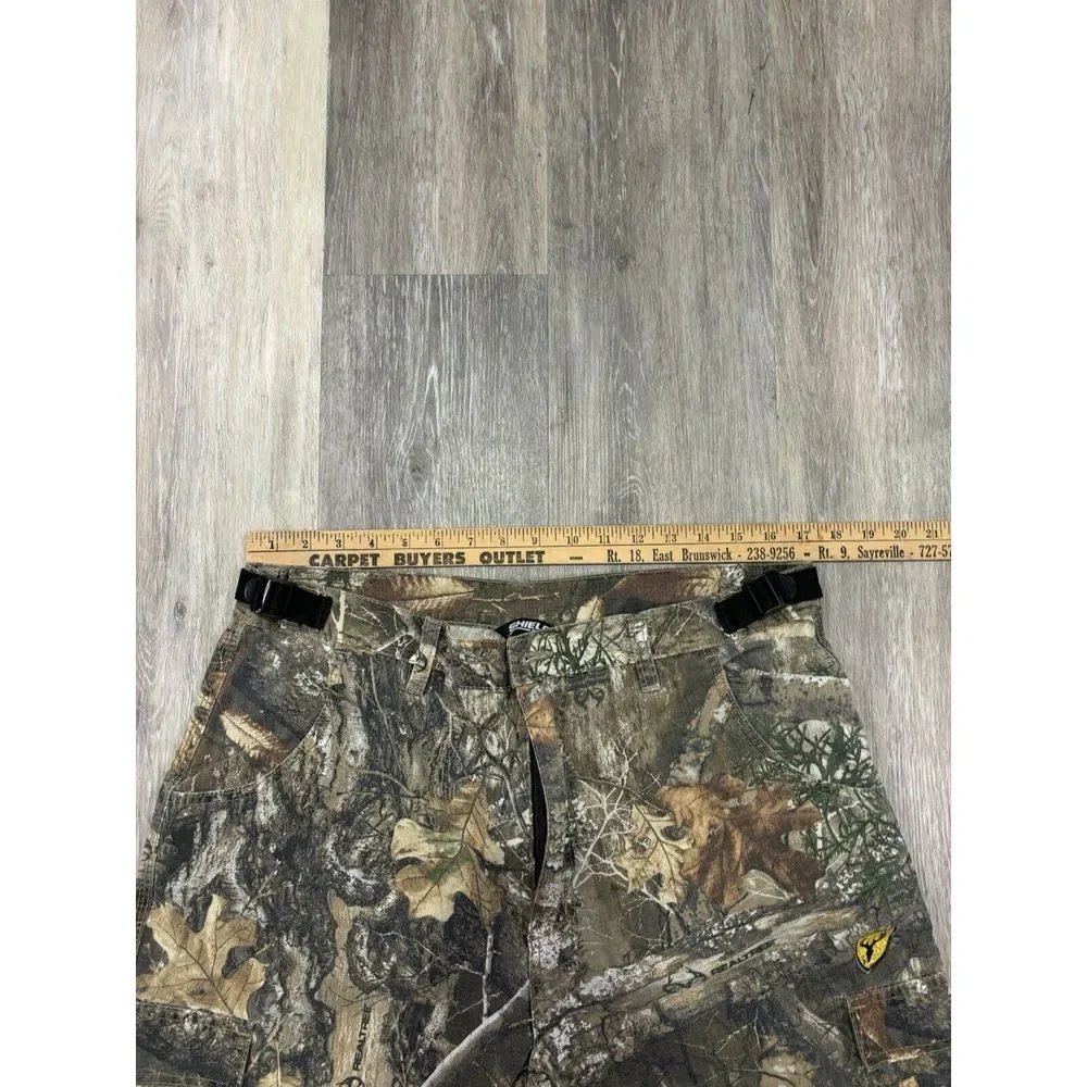 Shield Series S6 Realtree Camo Camouflage Cargo Chino Pants Mens Size 34x30‎